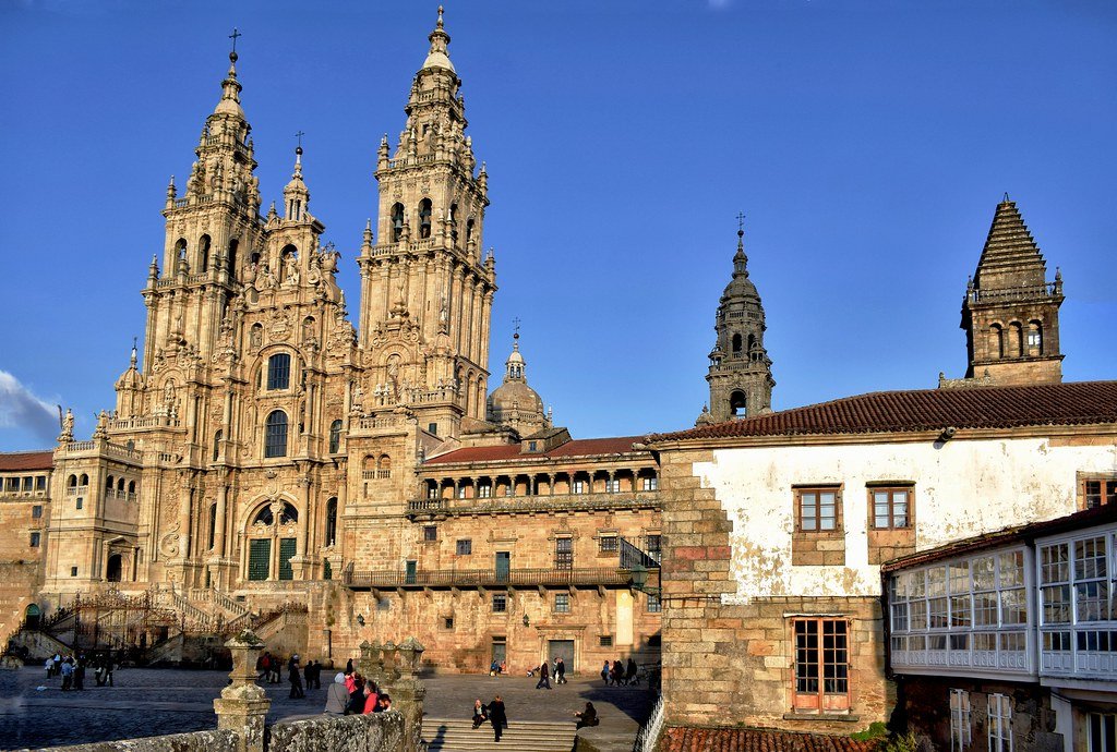 Catedral de Santiago de Compostela, meta del Camino Portugués