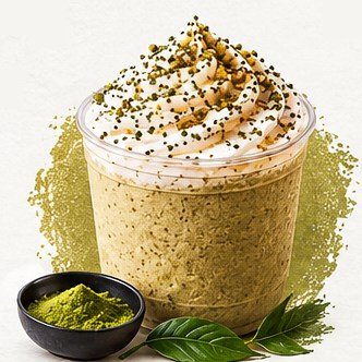 Frappé de té matcha